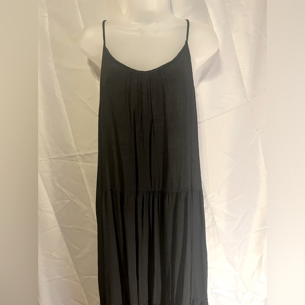 FAVLUX DRESS black spaghetti straps